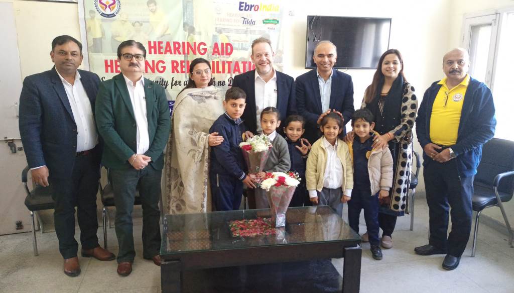 Ibro India Distributes Hearing Aids to 75 Children
